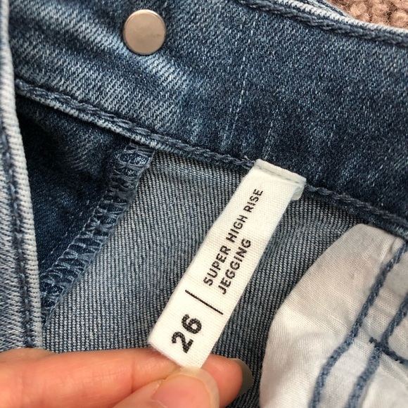 Pacsun Super High Rise Jegging Jeans Womens 26 - Picture 7 of 10